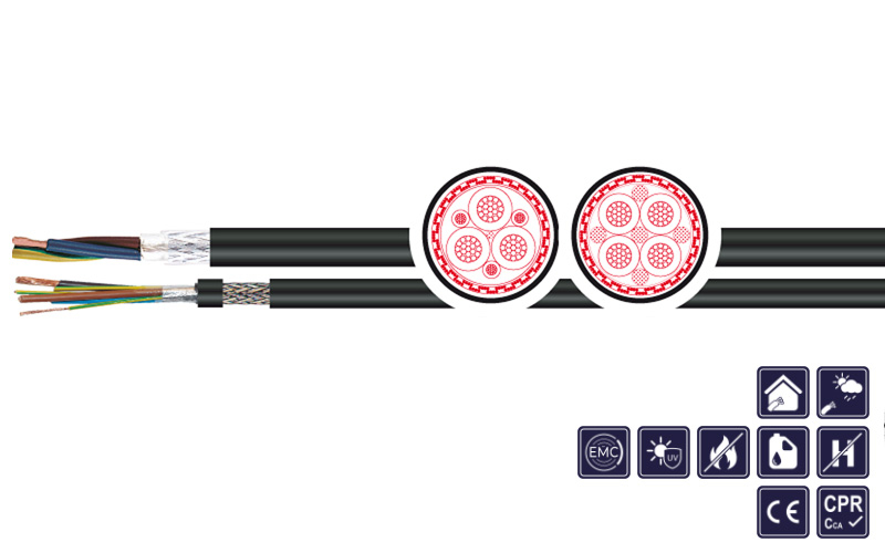 KAWEFLEX® SERVO 2XSL(St)CHK... FRNC 0,6/1kV EMC